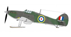 Hawker Hurricane Mk.XII ski